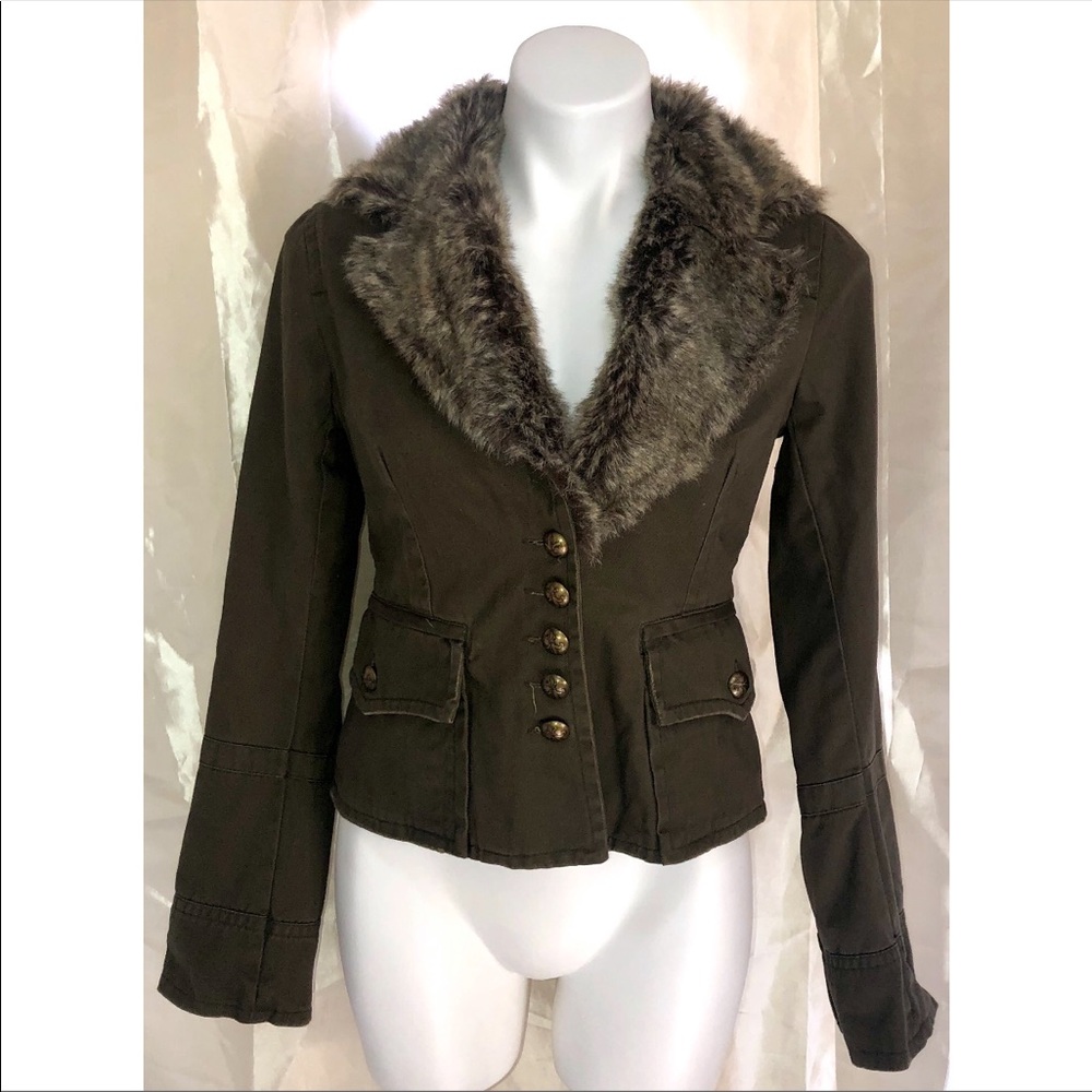 B.B. Dakota military green jacket